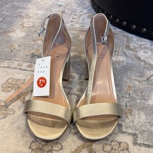 a new day Gold Heels